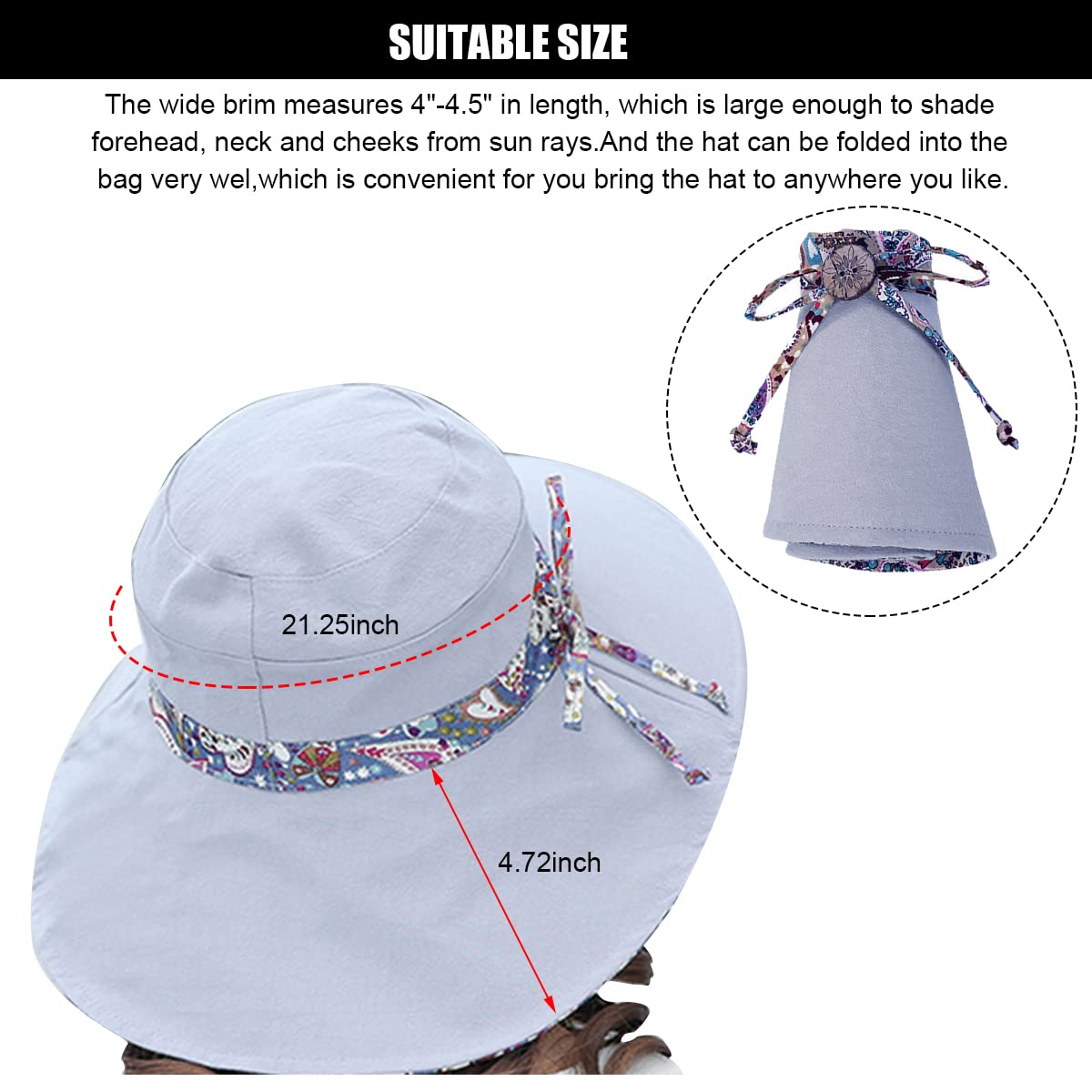 SANNIDHI Women's synthetic Hat (Pack of 1) (PA01_Grey_Free Size) SANNIDHI Women's synthetic Hat (Pack of 1) (PA01_Grey_Free Size)